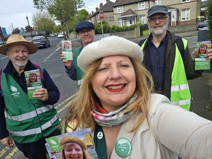 Clodagh O’Moore, SF Candidate and Daryl Barron, FF Councillor, both for Donaghmede and Donna Cooney, Green Party Councillor, Clontarf, all discuss their wishes, hopes, and plans for the upcoming local elections