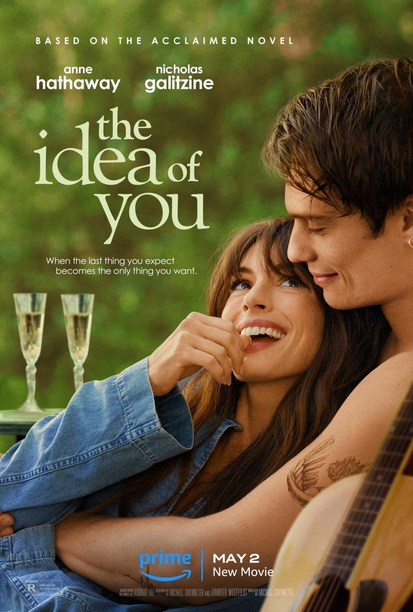 Tenéis desde hoy disponible en #PrimeVideo la película #TheIdeaOfYou una comedia romántica de música, protagonizada por Anne Hathaway y Nicholas Galitzine.

Las críticas son muy buenas yo tengo ganas de verla ya os contaré 😉.