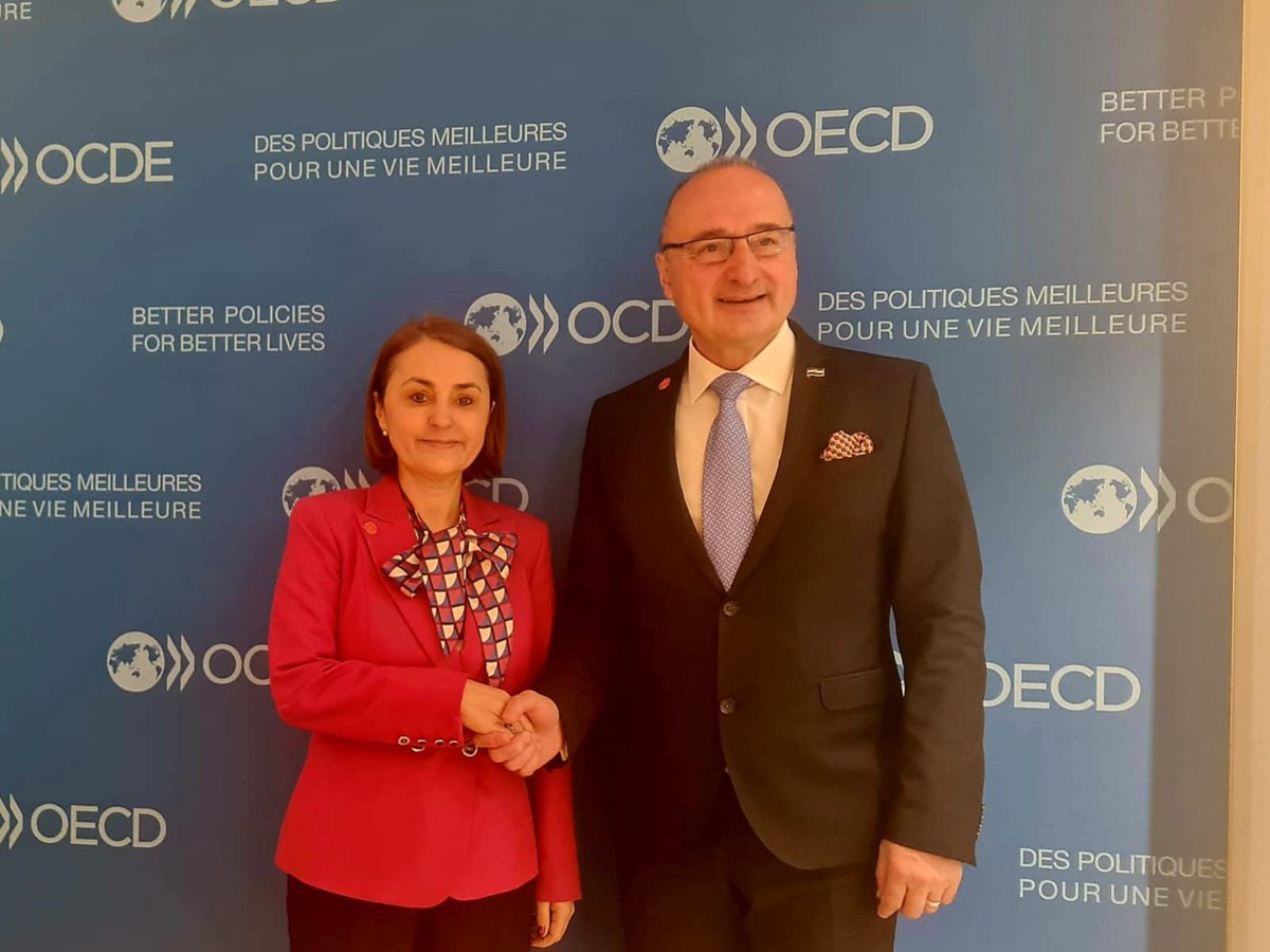 Important for 🇭🇷 and 🇷🇴 to strengthen cooperation on the #EU common policies in the framework of the @OECD accession process. We are partners and allies committed to stability and security in #SEE, especially in the context of preventing the spillover of the #Ukrainian crisis.