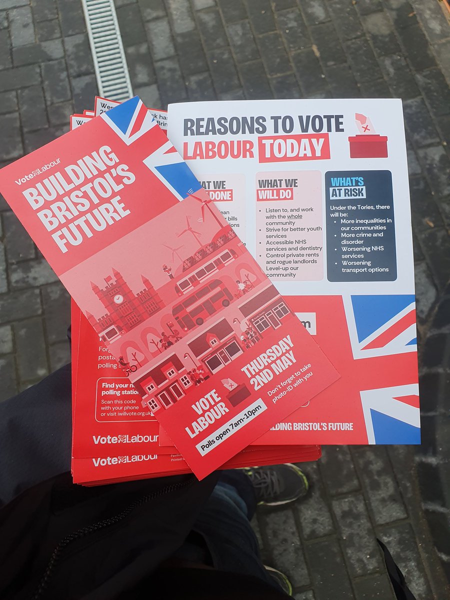 Great to be able to go to the polling station this morning, see the budgies and #VoteLabour Let's get Britain's future back and send Rishi a message that his time is up. @UKLabour @LabourBristol #LabourDoorstep