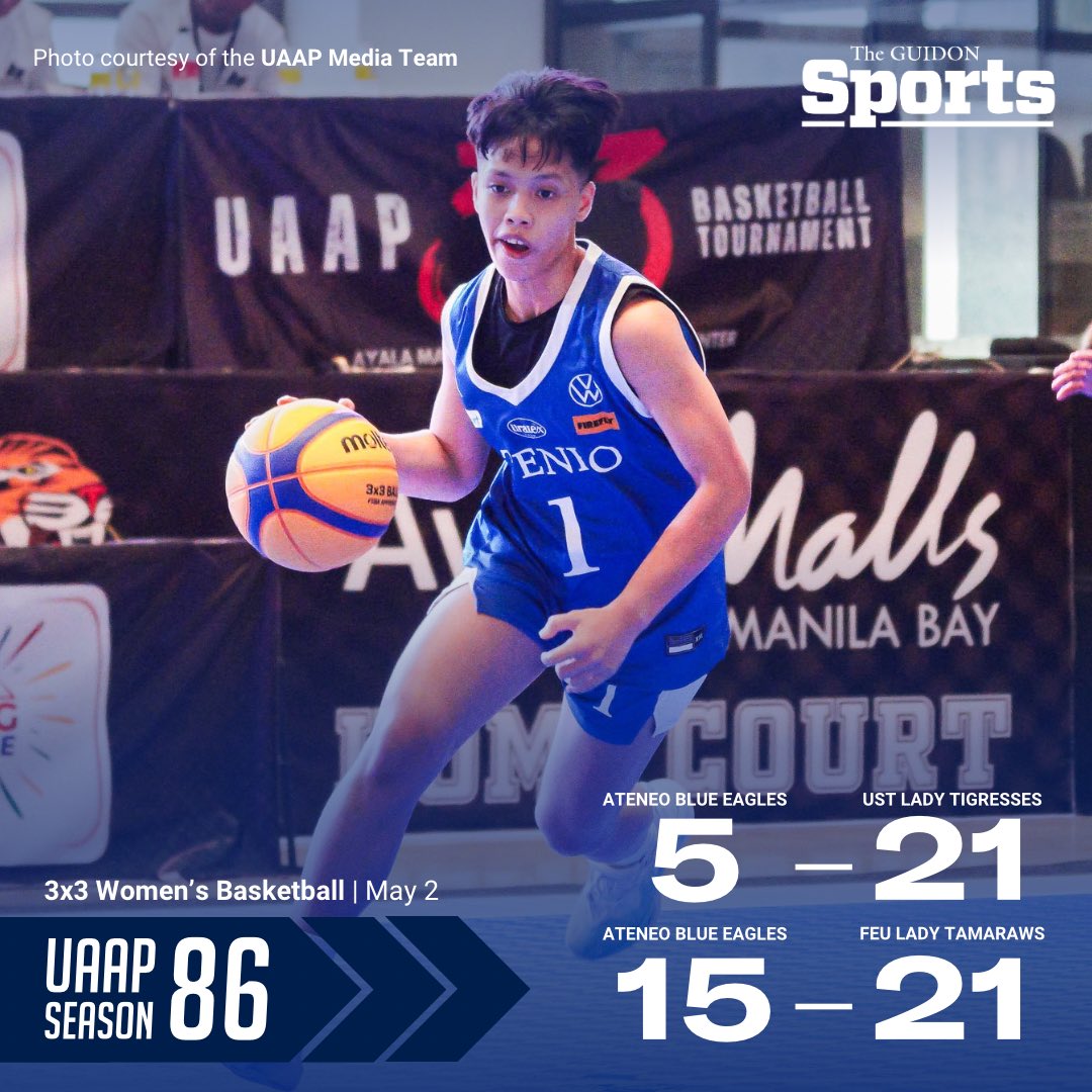 FIRST DAY STRUGGLES The AWBT experiences a setback on the opening day of the UAAP Season 86 3x3 Basketball Tournament, 0-2. #AteneoBasketball #OneBigFight #UAAPSeason86