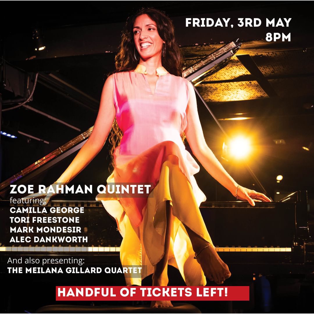 @BrayJazz tomorrow with an exciting quintet line-up, can’t wait to play with these amazing musicians & to come back to Ireland. Handful of tickets left…. Zx @WomeninJazzMed @Jazzwise