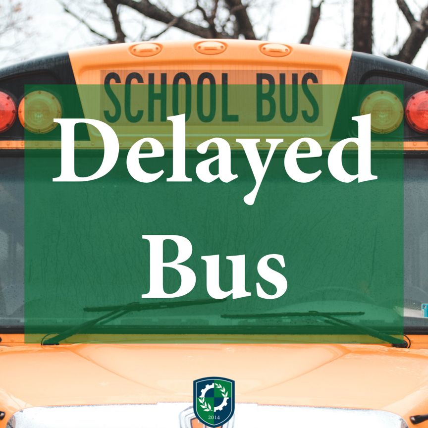 Due to unforeseen circumstances, bus route 30 will be delayed by two hours this morning. We appreciate your patience while we work to get students to school as quickly as possible. #HawkTalk #CreateEncouragePromoteDevelop #ENSATS