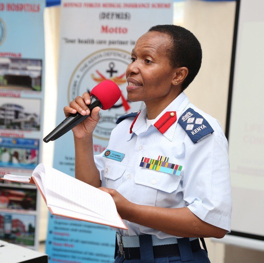 Major General Fatuma Gaiti Ahmed becomes the first Woman to be Kenya Air force commander and Head Commander of any KDF service of the Armed Forces.
