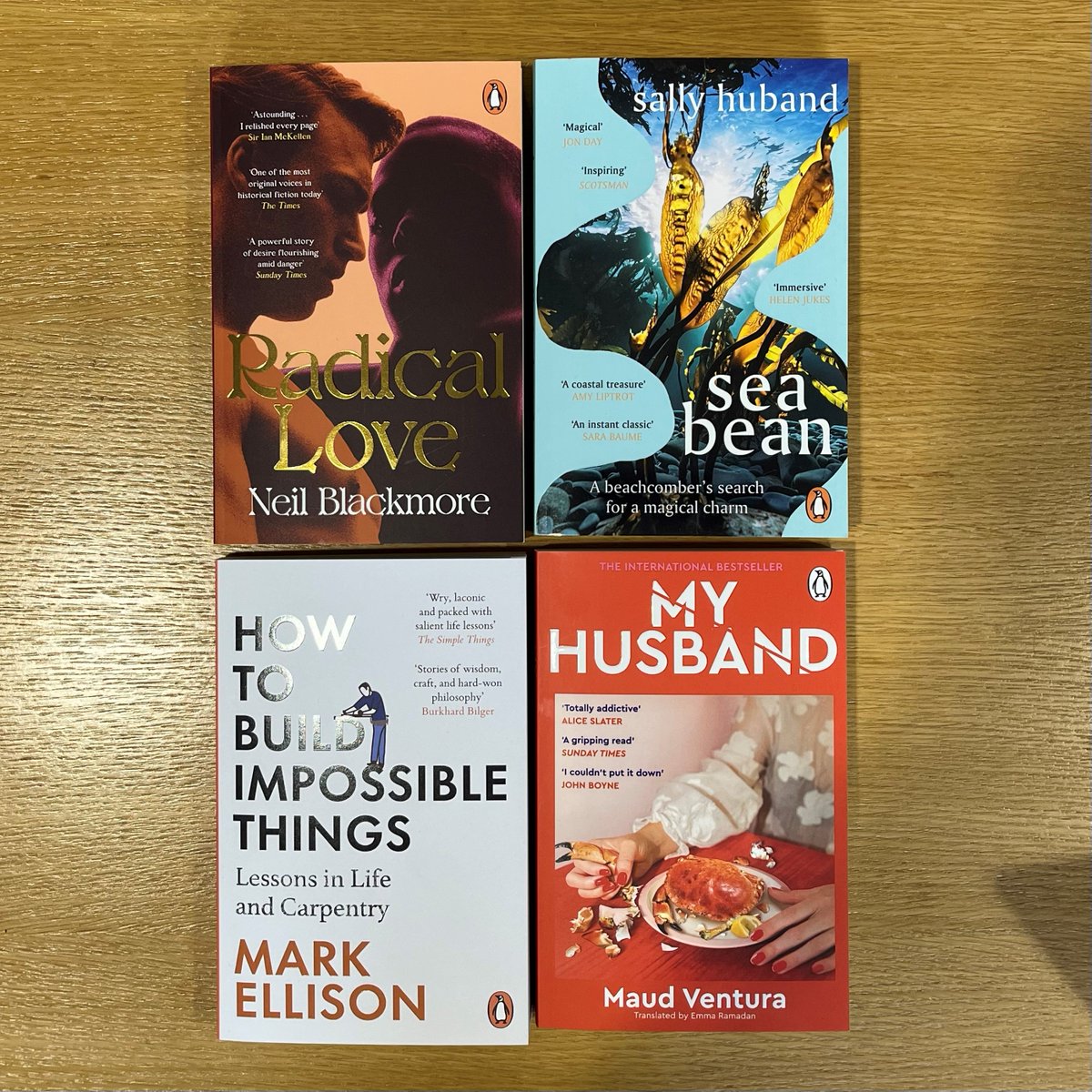 💮 SPRING PAPERBACKS 💮 Looking for your next spring read? We've got you covered! 💌 A love story in 19th century queer London 🔨 How to build a staircase for the super-rich of NYC 💋 A French domestic noir about obsession 🐚 How to find yourself on the beaches of Shetland