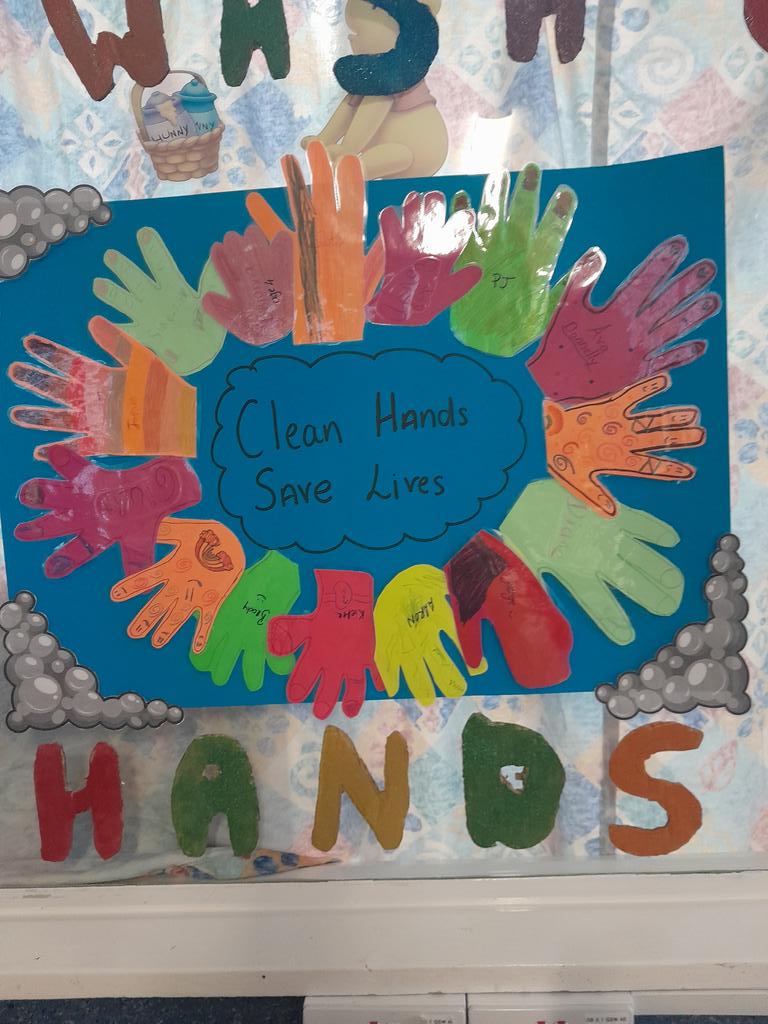 Celebrating Hand Hygiene Day on the 5th floor paeds unit and also celebrating 100% compliance of nursing staff completing the AMRIC Hand Hygiene module on Hseland.@NursingOlol @HealthPromoOLOL @OLOLMat_Unit @ololed1 @gra_milne12 @heather20mur