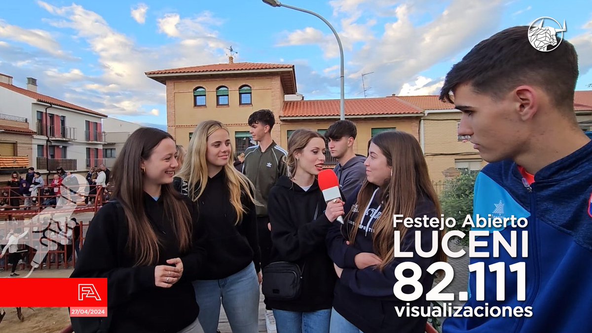 🎙️ Nuestro #FestejoAbiertoLUCENI🎥 deja un impacto en #RedesSociales: más de 140.000 personas que han podido saber del municipio y de sus festejos con 82.000 visualizaciones en tan solo cinco días. 

¡Comunicar de una manera divertida para acercar la tauromaquia a la sociedad!