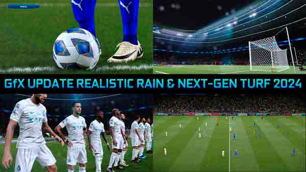 PES 2021 GFX Realistic Rain & Next-Gen Turf by PES MOD GOIP
pes-files.com/pes-2021-gfx-r…

Realistic rain and turf of the new generation of the 2024 season for #PES2021

#eFootball2022 #eFootball2023 #PES2020 #PES2021 #eFootball #eFootbalPES2021 #PES2022 #PC #PS4 #PS5 #pesfiles