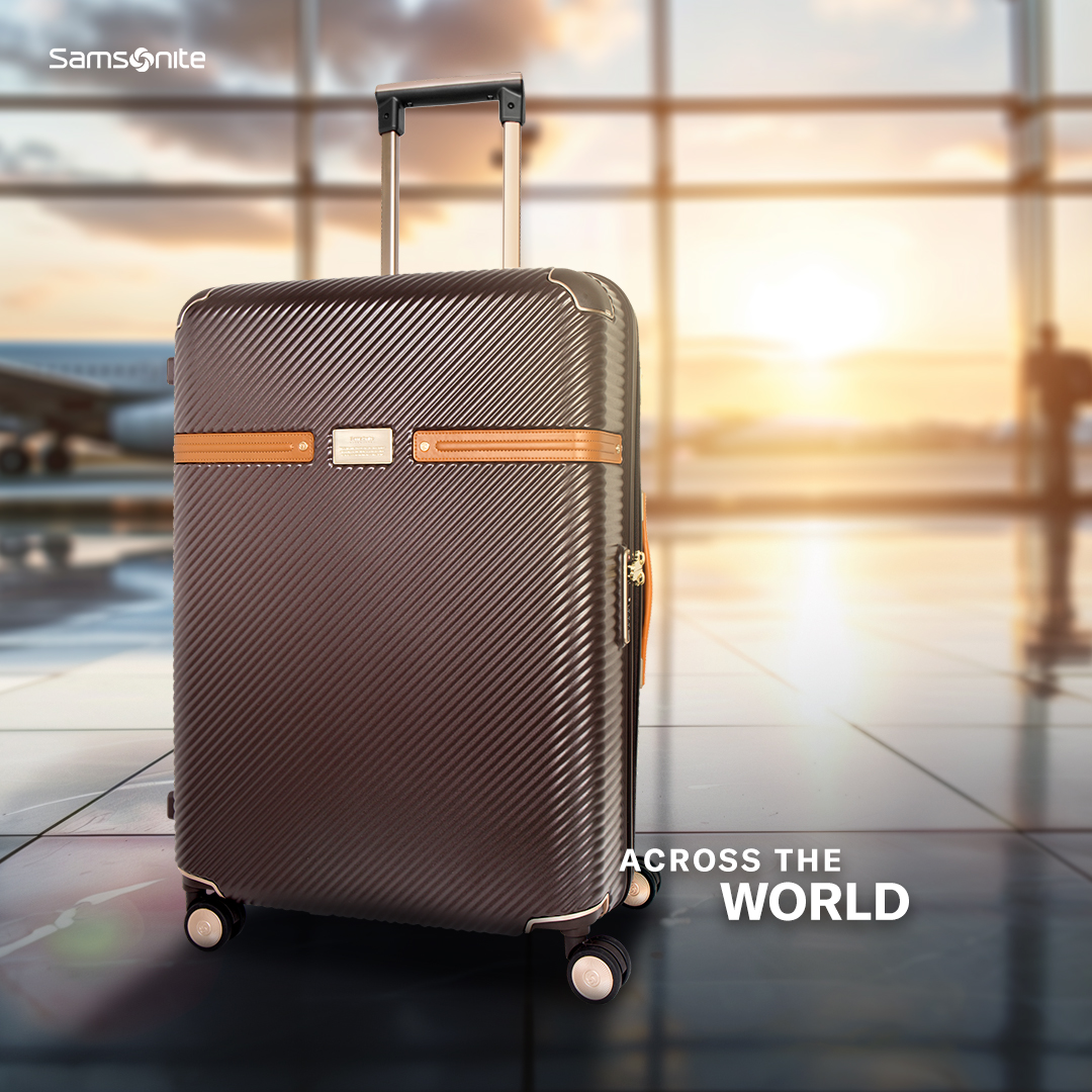 Navigate the skies seamlessly with Samsonite by their side. #Samsonite #SamsoniteIndia