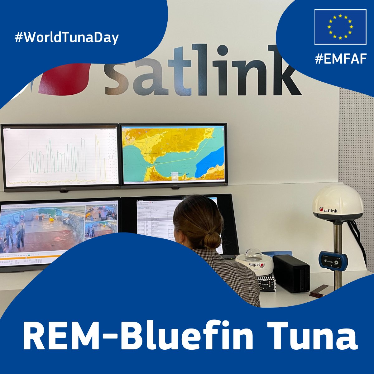 On #WorldTunaDay find out how #EU #EMFAF REM-BFT can improve control practices of bluefin tuna🐟 The project is testing the use of a Remote Electronic Monitoring system on bluefin tuna processing vessels to enhance transparency in fisheries management👇 europa.eu/!fDX3fp