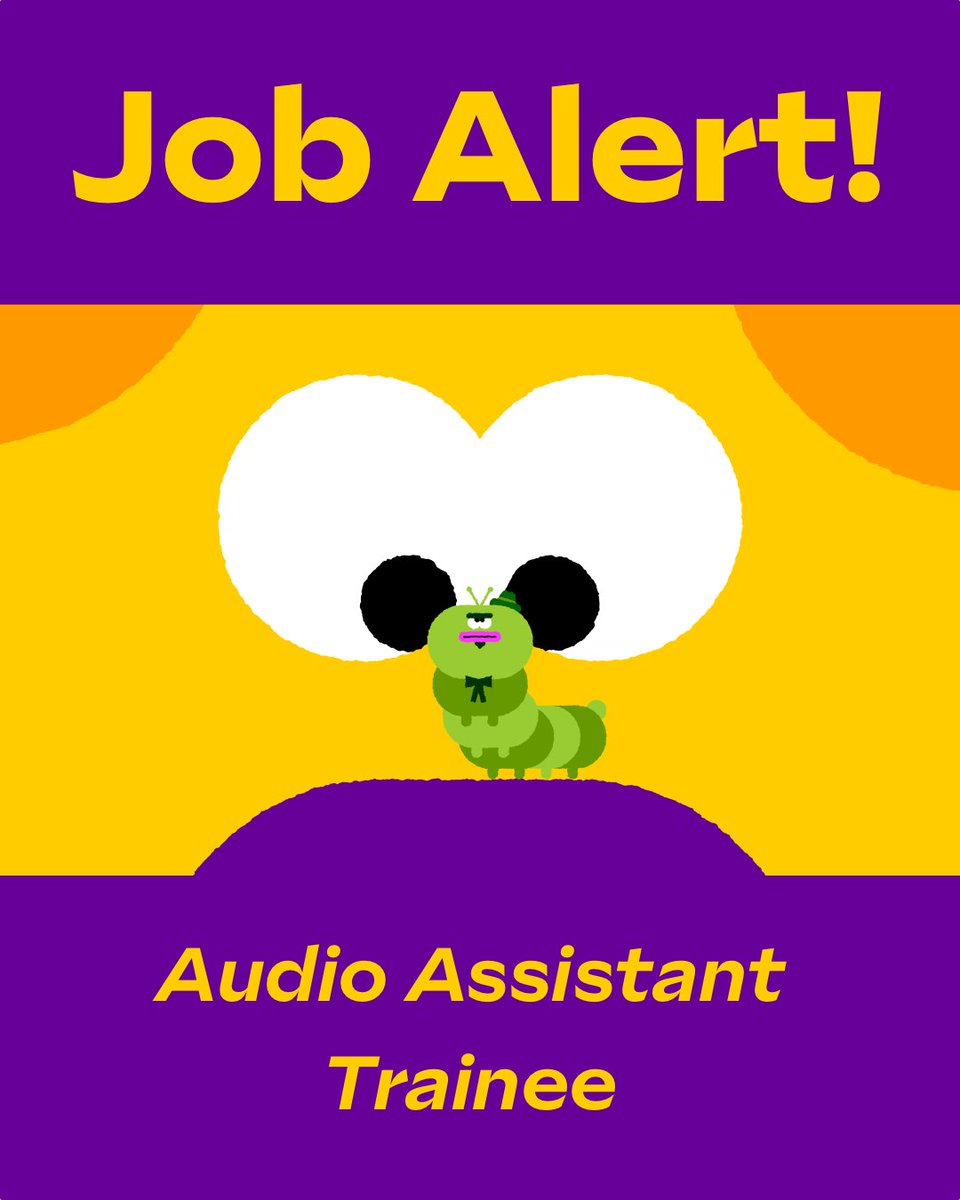 JOB ALERT: Do you love kids' comedy and making people laugh with just sound? Do you know the difference between a DAW and a WAV? Are you the kind of person who will obsess over finding *just the right sound effect* to land a joke? Then come join our crew! turnipandduck.com/audio-assistan…