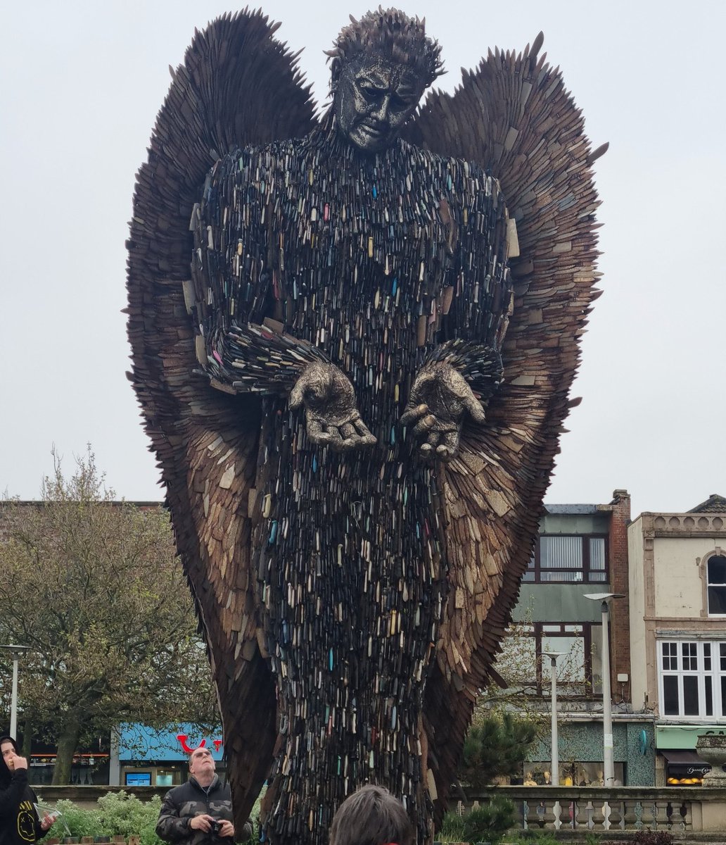 Knife Angel in Weston-super-Mare