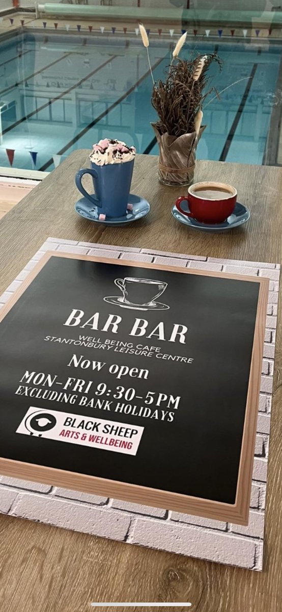 Our Social Area Cafe has now reopened! 🥳 Come visit @BlackSheepCIC's Bar Bar Well-being Cafe for delicious treats and hot drinks! 🍰☕️ Current Opening Hours : 9:30am - 5pm (Exc Bank Hols) #LoveMK