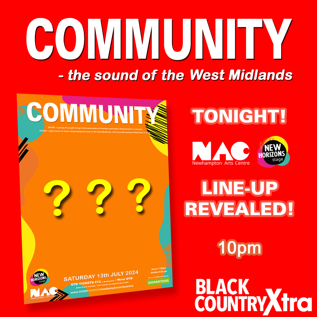 So, who is excited...? We are! Massive show tonight, including the line-up reveal for our big show @Newhampton on Sat 13th July. Tune into @wearebcr Xtra from 10pm... blackcountryradio.co.uk/player/black-c…