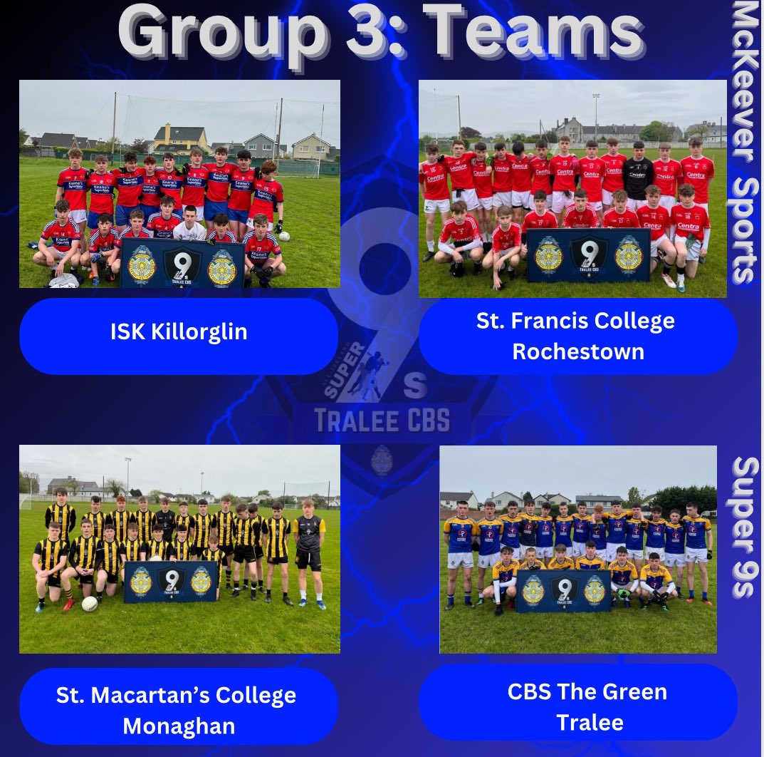 Teams photos from Group 3 here in @AustinStacksGAA