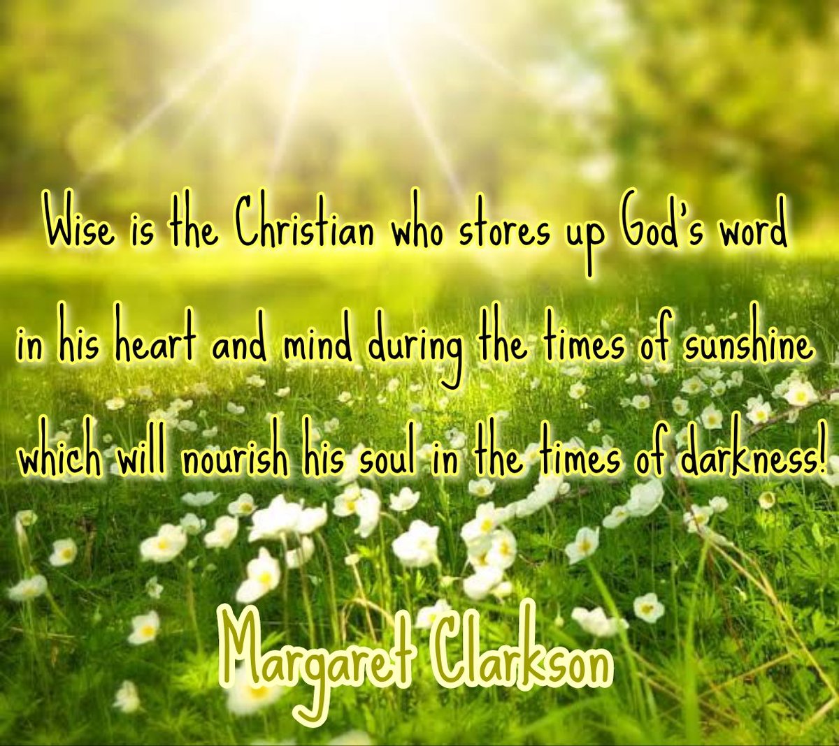 The famine of suffering and sorrow is coming--are you storing up God's words of strength and support for that time?