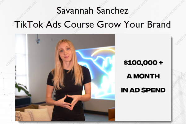 TikTok Ads Course Grow Your Brand – Savannah Sanchez
Refer here: creativecourse.net/tiktok-ads-cou…
#ContentWriting  #SocialMediacontent #onlinecourse #creativecourse