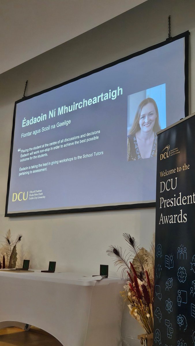 Derek Hand (@dhand67) on Twitter photo Congratulations Eadaoin! President's Award for Teaching and Learning! <a href="/FiontarGaeilge/">Fiontar & Scoil na Gaeilge (DCU)</a> <a href="/HumanitiesDCU/">Faculty of Humanities & Social Sciences @ DCU</a> Congratulations Eadaoin! President's Award for Teaching and Learning! <a href="/FiontarGaeilge/">Fiontar & Scoil na Gaeilge (DCU)</a> <a href="/HumanitiesDCU/">Faculty of Humanities & Social Sciences @ DCU</a>
