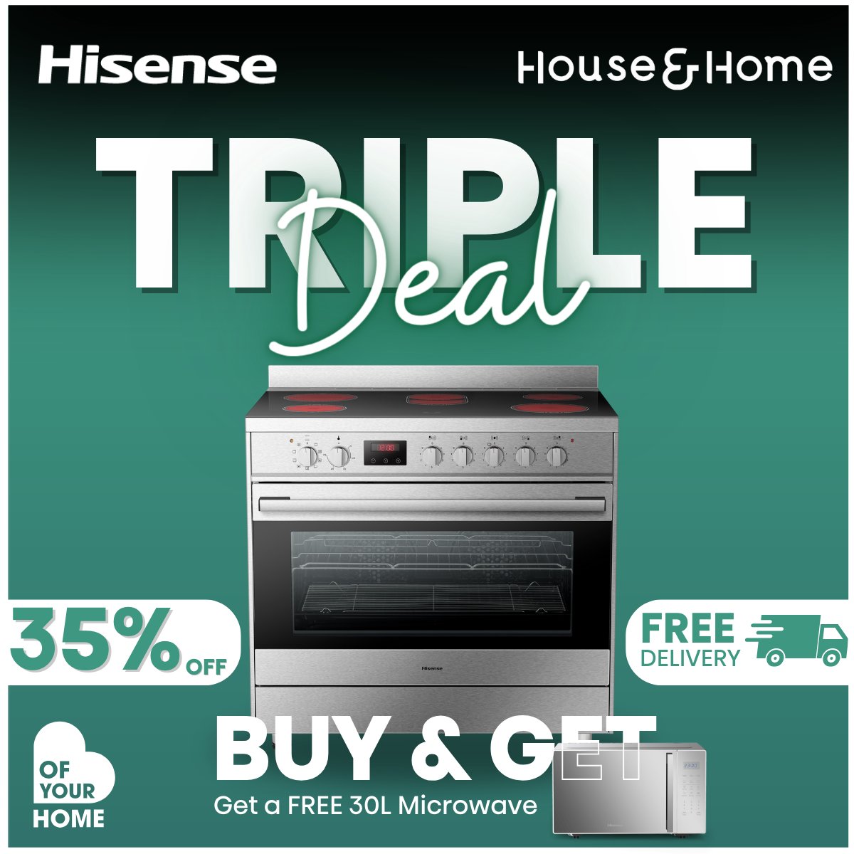 Score MASSIVE DEALS 💸 on Hisense products at House and Home 🏠! Make this Mother's Day 🌸 a recipe for success 🍴! Treat your mom (or yourself) to the best 🤩! 💖 🛒 shorturl.at/uAFH7 #HisenseSA #Love #Smart #Quality #Reliability #Save #Deal