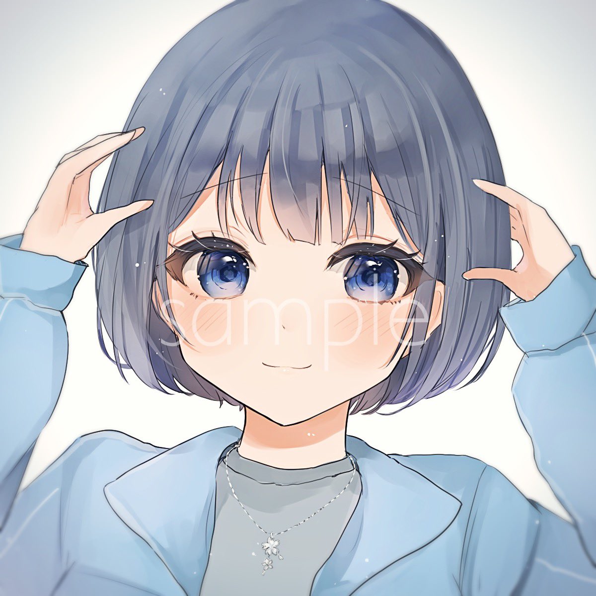 sametadayo's tweet photo. ご依頼でした💙 https://t.co/bkFuVOKqIw