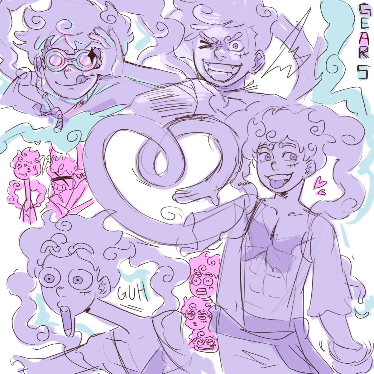 whatthegorf's tweet image. i just got caught up with one piece 😩😩

#luffy #onepiece #gear5