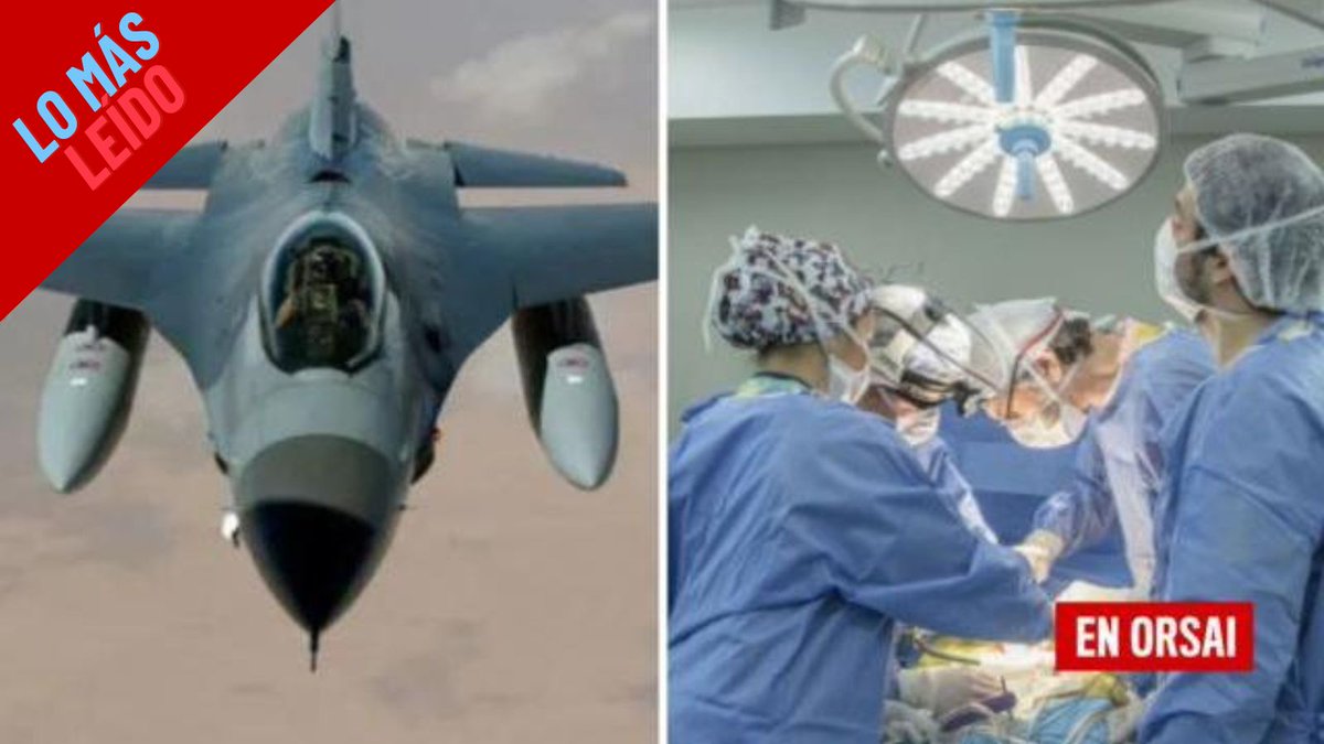 DESMANTELAMIENTO Aviones de combate F-16 en lugar de quirófanos. El mayor hospital escuela del país cerraría en unas semanas enorsai.com.ar/politica/41298…
