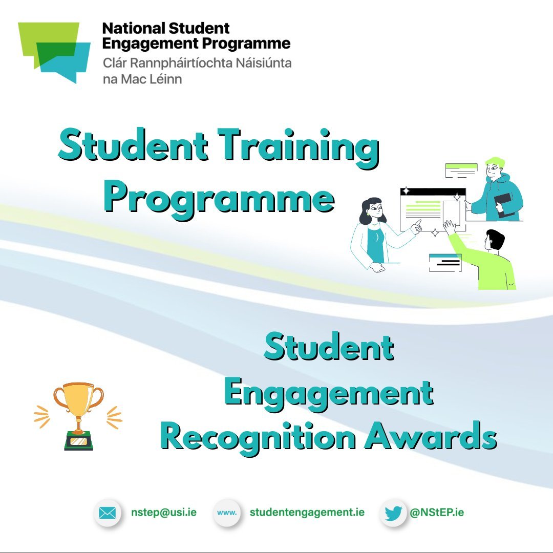NStEP are seeking enthusiastic, approachable, and innovative students to join the @NStEPie team to deliver training across the country in academic year 2024/25! More information on this great opportunity here: studentengagement.ie/2024/04/22/stu…