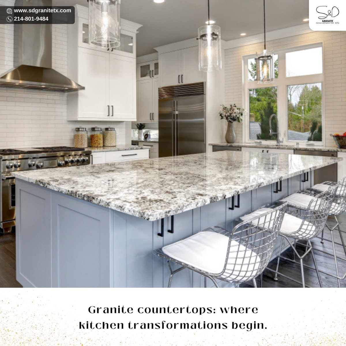 Elevate Your Kitchen Aesthetic: Explore the Timeless Beauty of Granite Countertops! #KitchenGoals

Contact us for more:
Visit - sdgranitetx.com
Call - 214-801-9484

#quartzite #marmer #interior #construction #tile #flooring #slabs #bathroomdesign #countertop