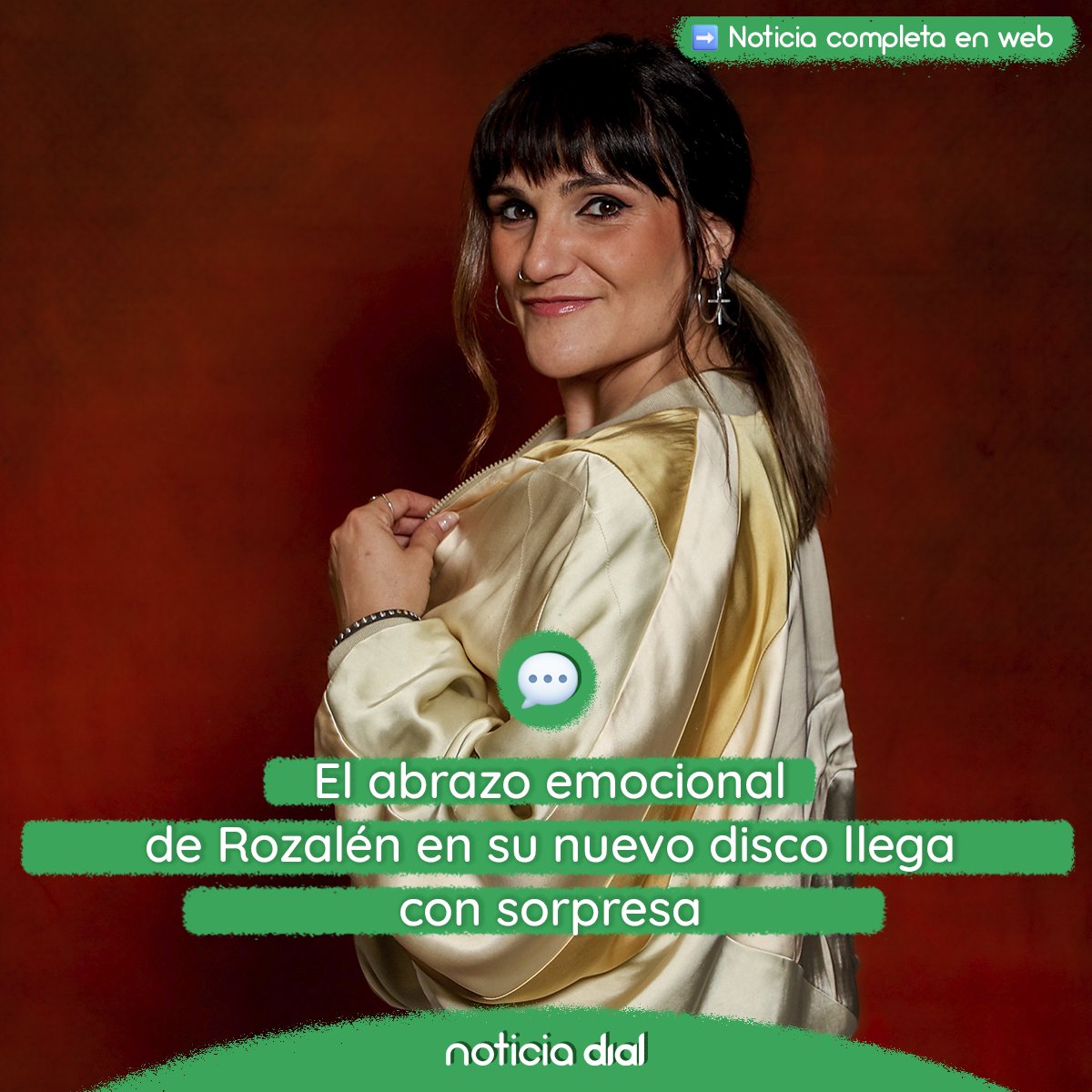 El abrazo emocional de Rozalén en su nuevo disco llega con sorpresa @rozalenmusic 🔗cdial.es/1vldw2