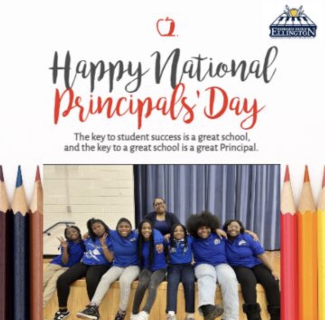 Happy National Principles Day to our incredible school principal, Ms. Pierce!
ten Thank you for everything
you do. #PrincipalAppreciation #SchoolSuccess