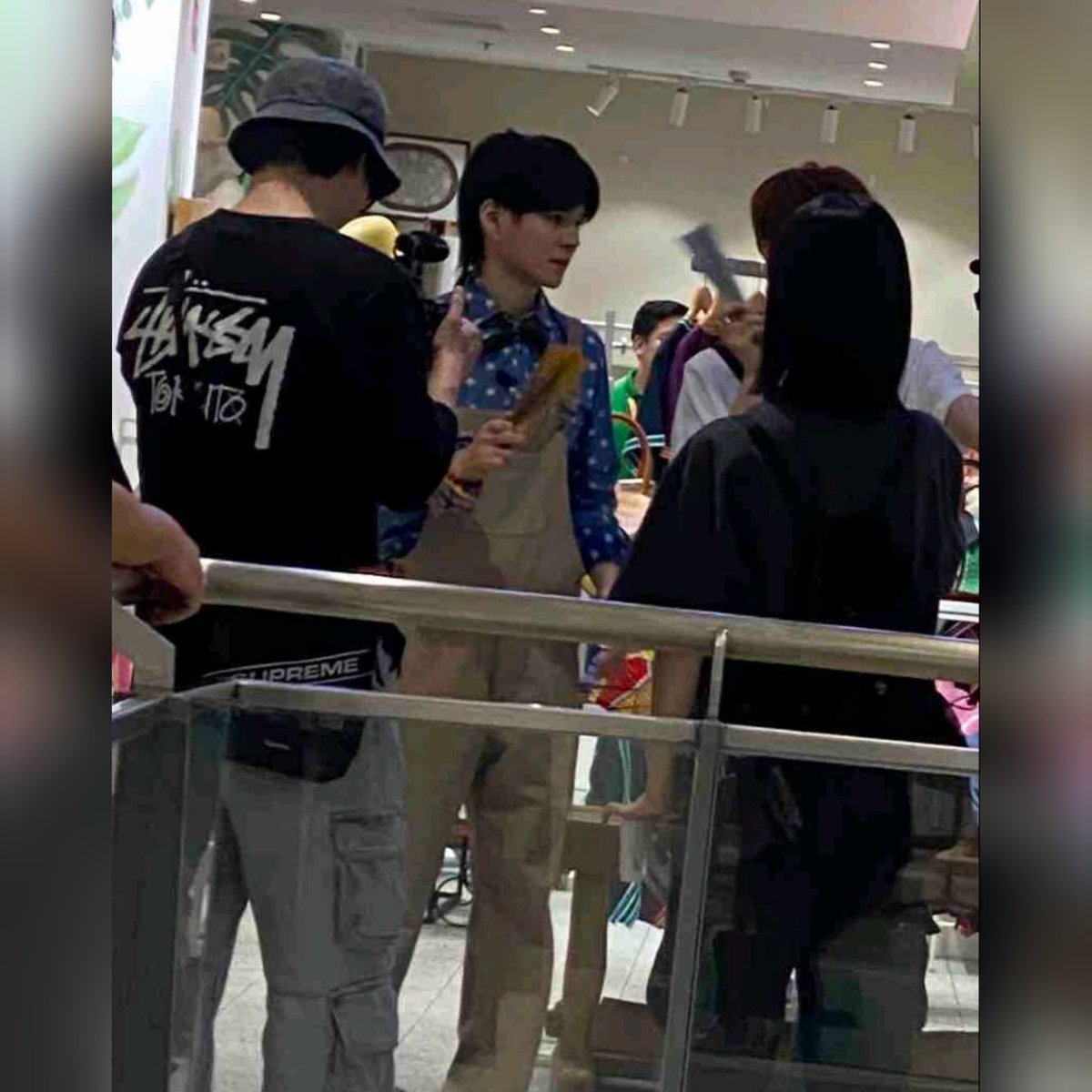 Spotted: TREASURE's YOSHI vlogging in the mall. Are you ready this weekend for more surprises? #TREASURE_REBOOT_IN_MANILA tickets available via SM Tickets.