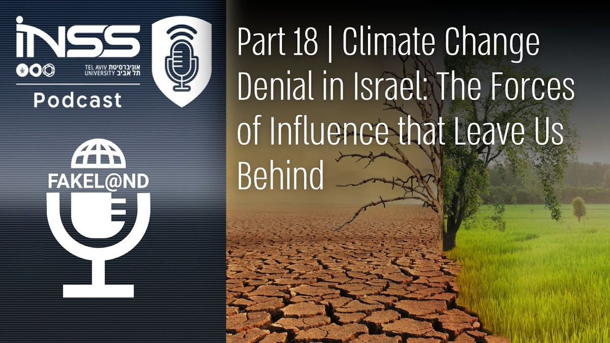In Israel, there is no denial of the global climate crisis, but forces are increasingly working to hinder Israel’s progress in addressing this crisis. Money, power, and influence are all used in the cognitive war on climate change. Galit Cohen, a senior researcher at INSS and…