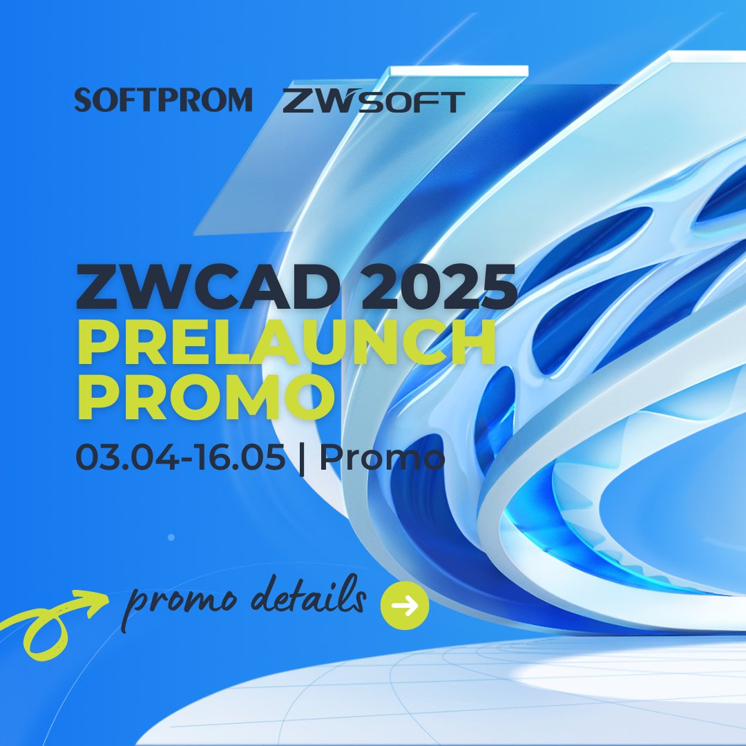 #cad #softprom #zwcad2025
🔔Be the first to know about new features and capabilities of ZWCAD 2025 for design. And before May 16, you can take advantage of the prelaunch promo.🔥Details 👉eu1.hubs.ly/H08Vlhk0
Softprom is a distributor of ZWSOFT (ZWCAD, ZW3D)