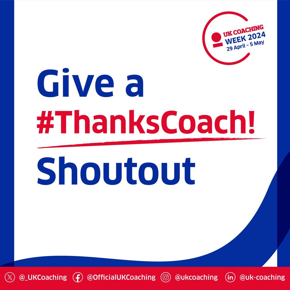 Who's the coach that left a lasting mark on your life with their encouragement? 😃 It's time to give them a #ThanksCoach shoutout this #UKCoachingWeek 🙌 Steps to help you share your gratitude 👉 bit.ly/49lClAI