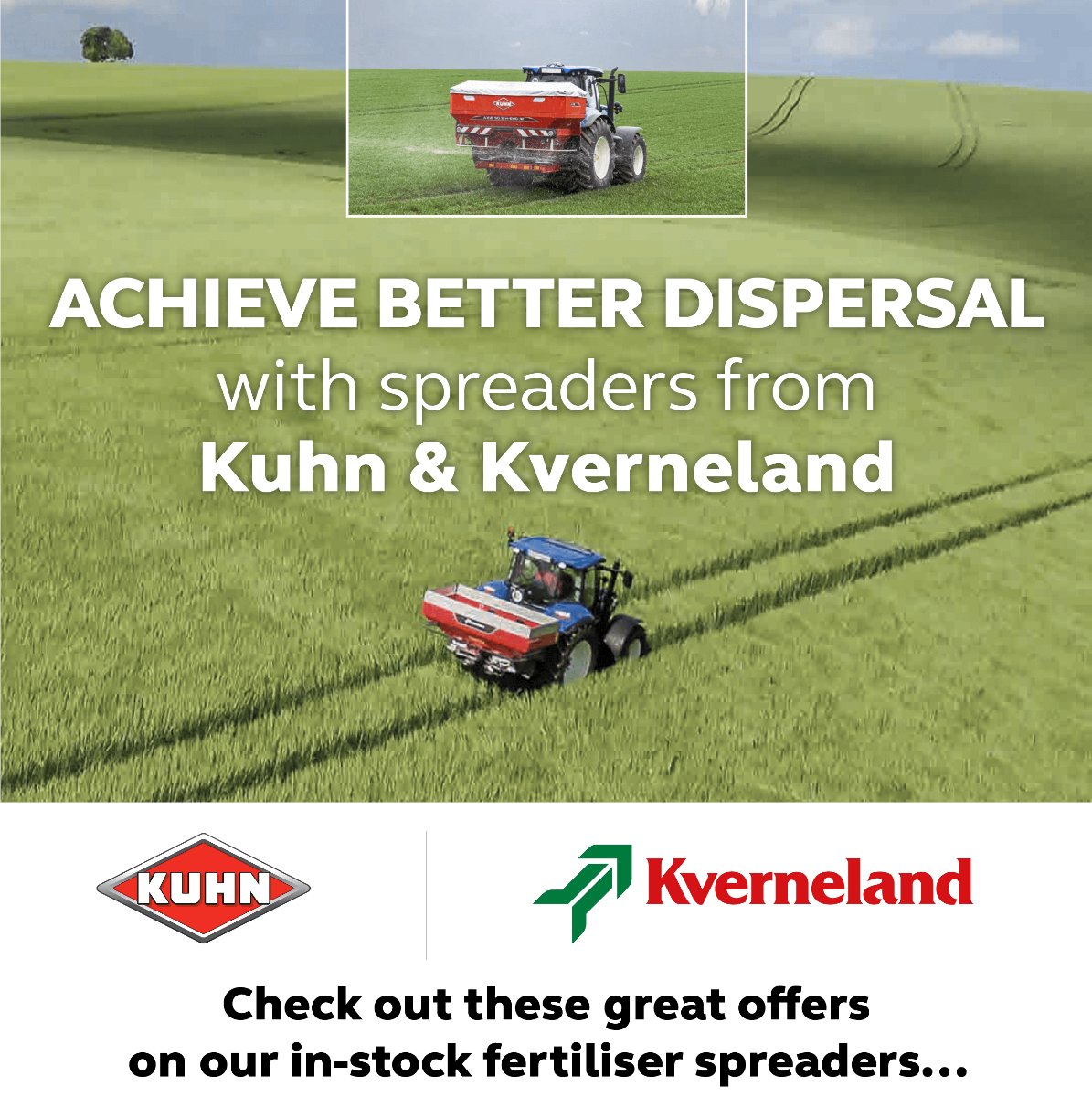 Great offers on in-stock fertiliser spreaders, with prices from just £7,995!

Check out the latest stock right here 👇

thwhite.co.uk/whites-world/b… 

#kuhn #kverneland #spreader #agriculturalequipment #farming #farminguk #britishfarming #farminglife