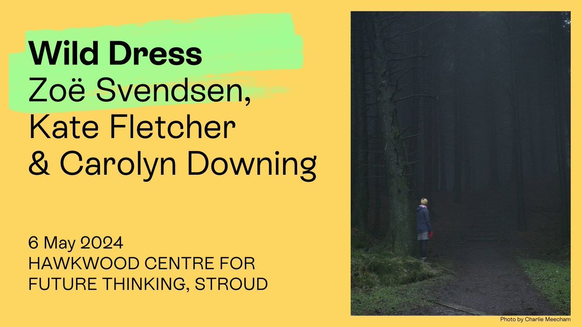 Coming up this May bank holiday - Wild Dress launches in Stroud! This immersive sonic work explores wilderness, landscape and our place within it, through the medium of clothing 📍@HawkwoodCFT 📅 Mon 6 May 🕰️ 10am–5.30pm 🎟️ Find out how to participate: buff.ly/4dbUeFi