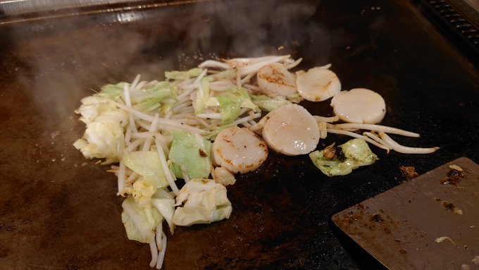 ホタテバターで〆るよぉ 