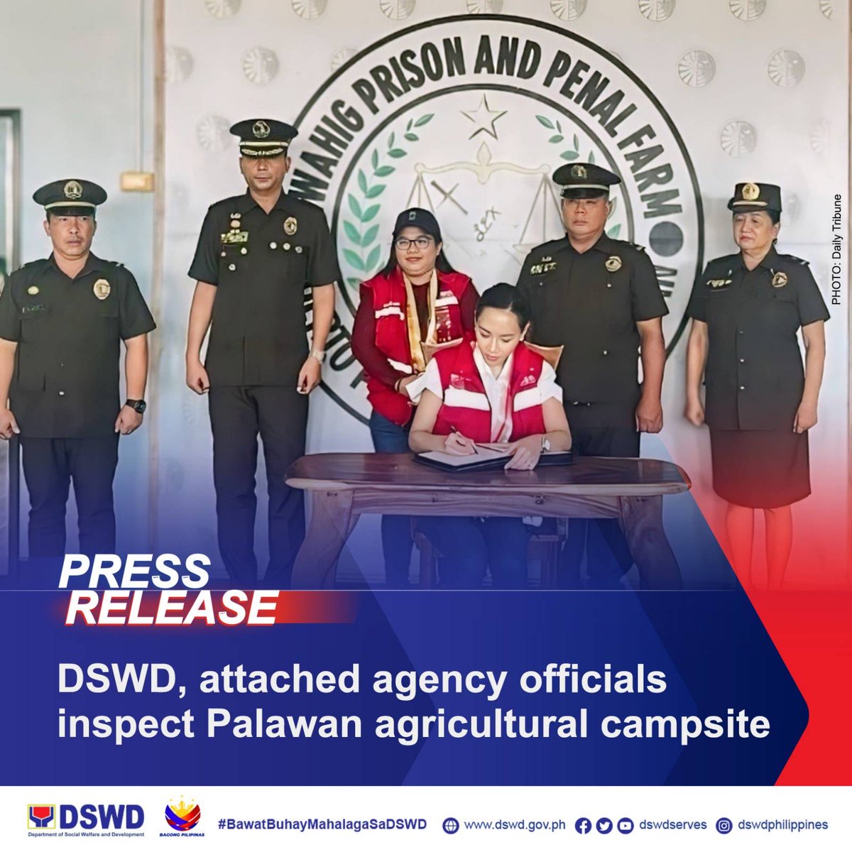 𝗗𝗦𝗪𝗗 𝗣𝗥𝗘𝗦𝗦 𝗥𝗘𝗟𝗘𝗔𝗦𝗘: DSWD, attached agency officials inspect Palawan agricultural campsite Senior officials of the Department of Social Welfare and Development (DSWD) and its attached agency, the Juvenile Justice and Welfare Council (JJWC) conducted an ocular…