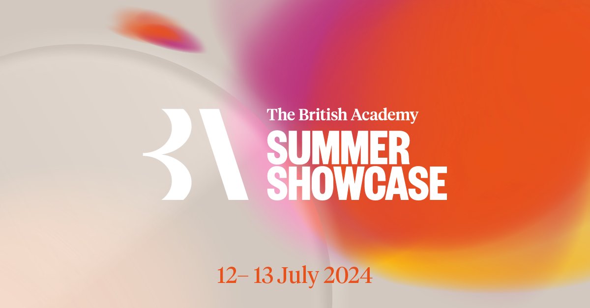 Don’t miss out on our annual Summer Showcase, #ForCuriousMinds. Explore a range of interactive exhibits, from dancing in the cultural metaverse to discovering sacred ancient Greek journeys. Book now for 12-13 July: thebritishacademy.ac.uk/events/british…