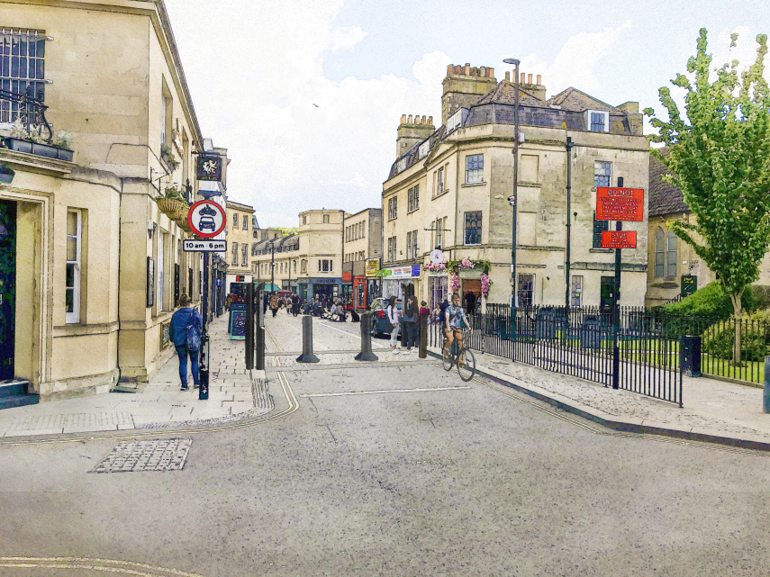 The next phase of city centre security improvement works on Lower Borough Walls is set to start.   A diversion will be in place for vehicles and cyclists throughout and pedestrian access will be maintained.   More info: newsroom.bathnes.gov.uk/news/next-phas…