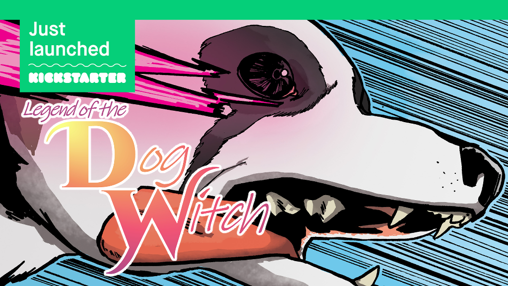 Legend of the Dog Witch is live on Kickstarter! Help us get this caffeinated graphic novel about a Dog and his Human battle demonic forces! #legendofthedogwitch shorturl.at/lrKYZ