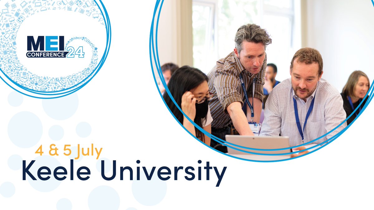 Come join us at Keele University on 4-5 July for the MEI Conference. This is an opportunity that you don't want to miss, so don't delay and book your place today! #MEIConf24 mei.org.uk/conference/reg…