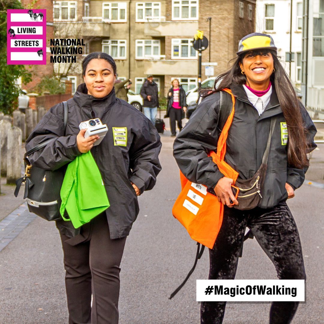 We're supporting @livingstreets’ #NationalWalkingMonth this May!  Discover the #MagicOfWalking and feel the health benefits of a 20-minute walk or wheel – it’s also a great way to boost your mood.  Download their #Try20 checklist➡️ livingstreets.org.uk/nwm
