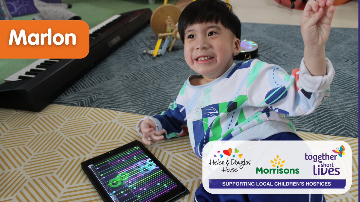 We're so excited to aanounce that the @Morrisons and @Tog4ShortLives partnership has now raised £8 million since starting in February 2022! The partnership supports children’s hospices, like @HelenAndDouglas, so that we can care for families like Marlon's 🧡