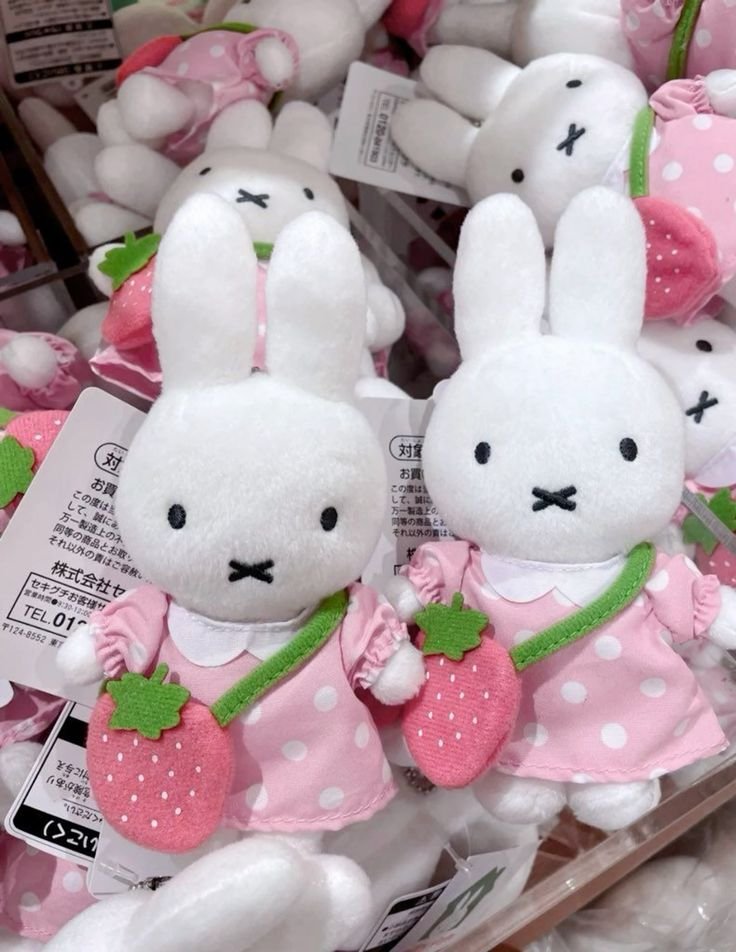 miffy strawberry plush