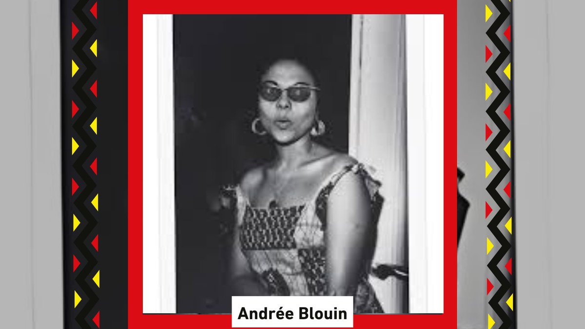 Andrée Blouin was a political activist, human rights advocate, and writer from the Central African Republic. 
Andrée Blouin yari umunyapolitiki waharaniraga uburenganzira bwa muntu n'umwanditsi wo muri Repubulika ya Centrafrique. 

#womenempowerment #africanwomen #wowkigali