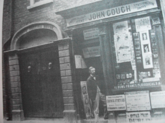 John Gough photographic agent of 6 Eustace Street, Temple Bar, Dublin

Photo (left) is said to be from 1867 and is in the collection of the the Society of friends (Quakers), the Quaker meeting house was adjacent to Gough's shop