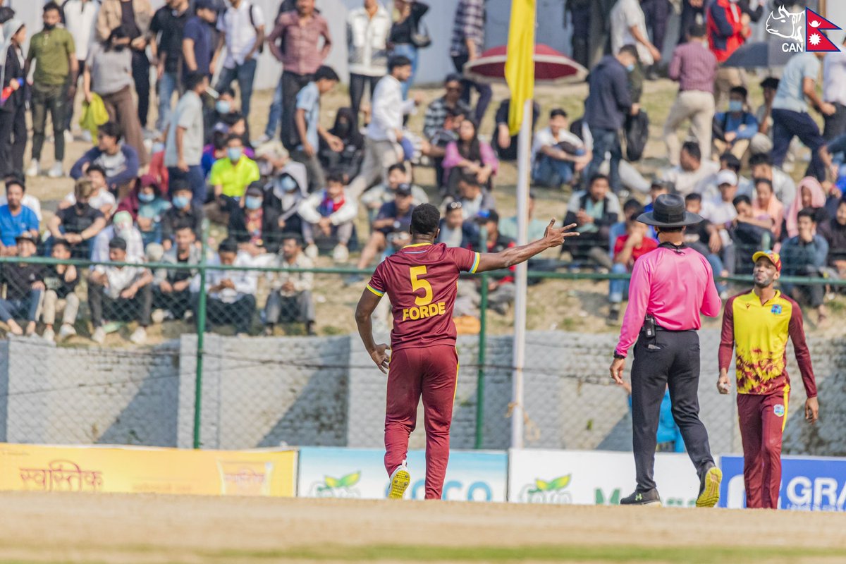 #Rhinos fall short of 28 runs as West Indies A go 3-1 in the series 🇳🇵🏏 📺 Watch Live: youtube.com/live/cHwqLGGj6… #WIndiesATourOfNEP | #WorldCupYear2024 | #NepaliCricket