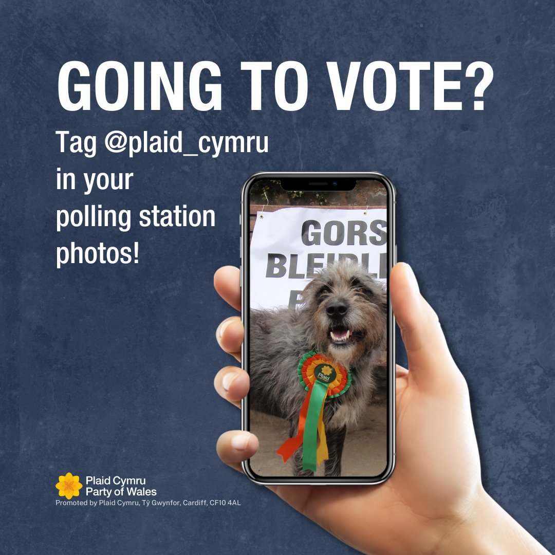🤩 Who's voting today? 🖐️

📸 Tag us in your polling station photos and let us know why you are voting for Plaid Cymru!

#VotePlaid #YourVoiceMatters 🏴󠁧󠁢󠁷󠁬󠁳󠁿