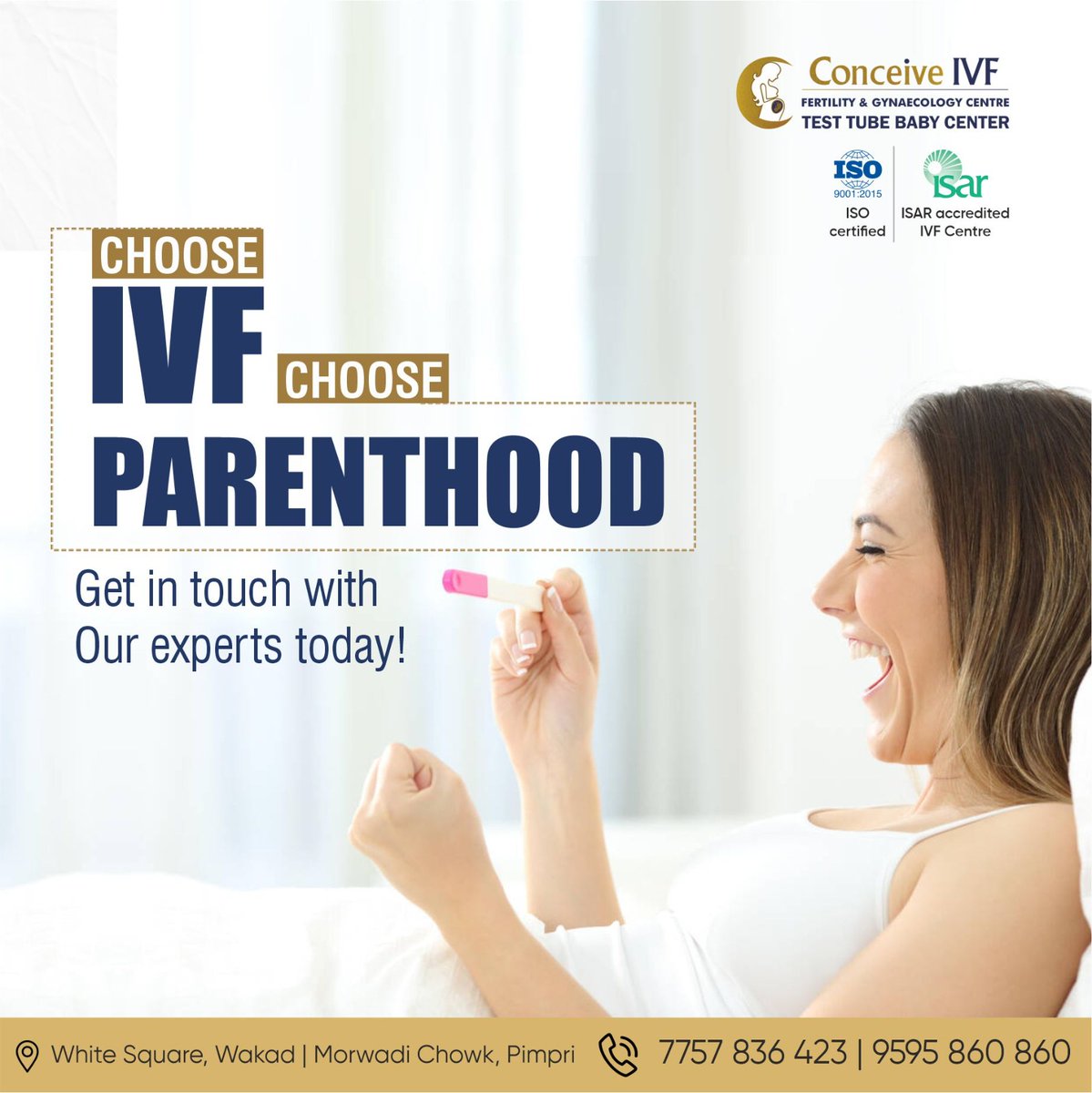 Conceive IVF is your destination for advanced and comprehensive care for infertility and other reproductive endocrinology problems.

#ConceiveIVF #InfertilitySupport #punetimesmirror #GynecologicalHealth #ivf #fertilitytreatment #womenhealth #pune